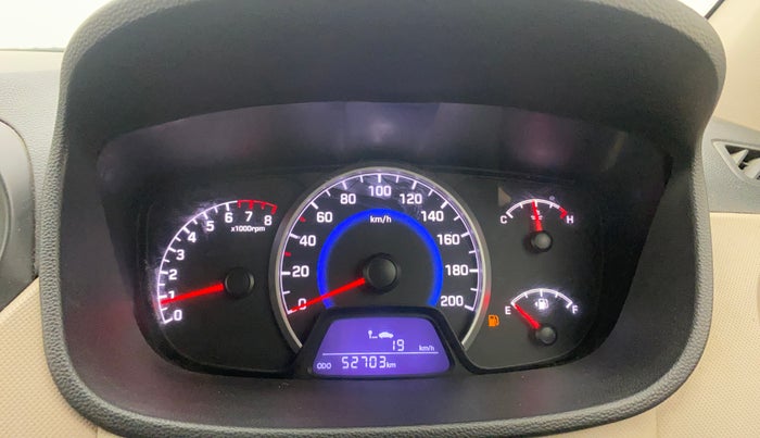 2017 Hyundai Grand i10 SPORTZ (O) 1.2 KAPPA VTVT, Petrol, Manual, 52,649 km, Odometer Image