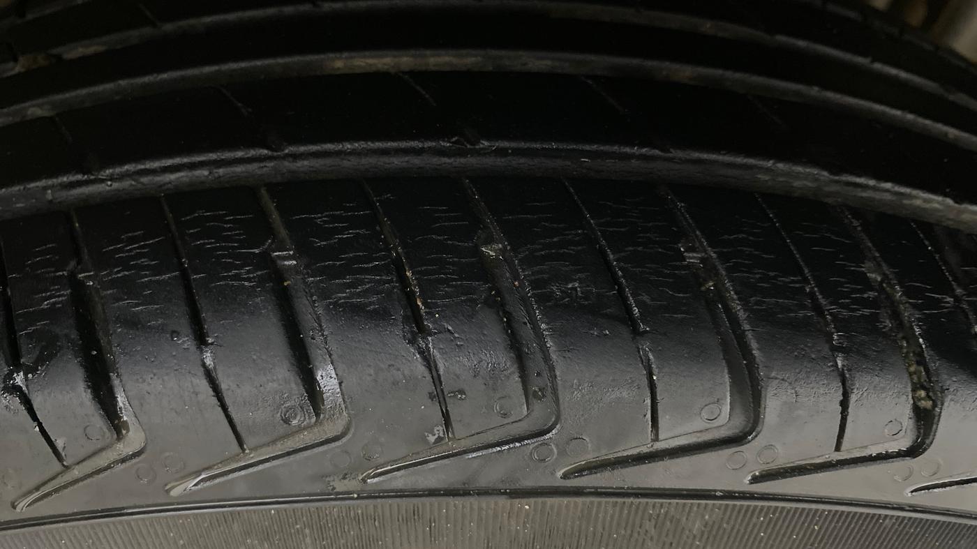 2014 Datsun Go T, Petrol, Manual, 43,209 km, Left Rear Tyre Tread