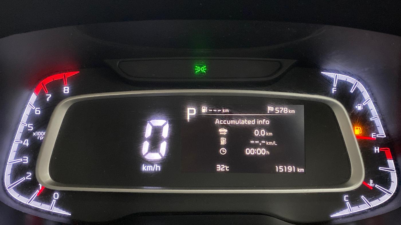2020 KIA SONET GTX PLUS DCT 1.0, Petrol, Automatic, 15,230 km, Odometer Image