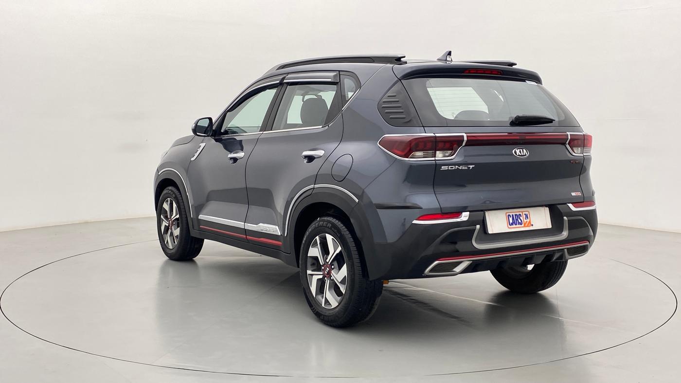 2020 KIA SONET GTX PLUS DCT 1.0, Petrol, Automatic, 15,230 km, Left Back Diagonal