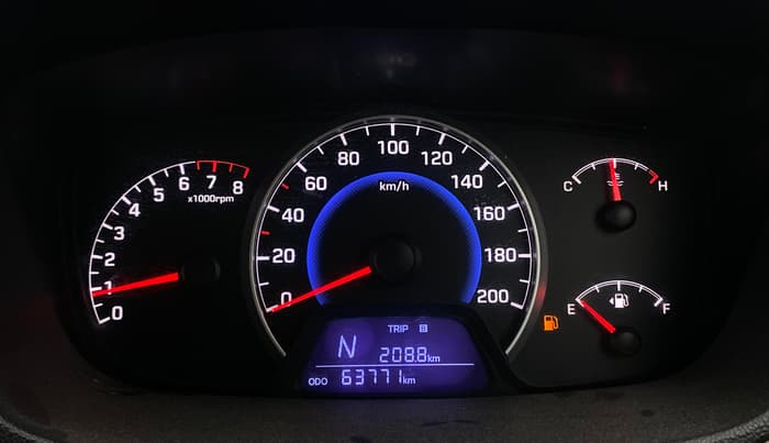 2016 Hyundai Grand i10 ASTA AT 1.2 KAPPA VTVT, Petrol, Automatic, 63,759 km, Odometer Image