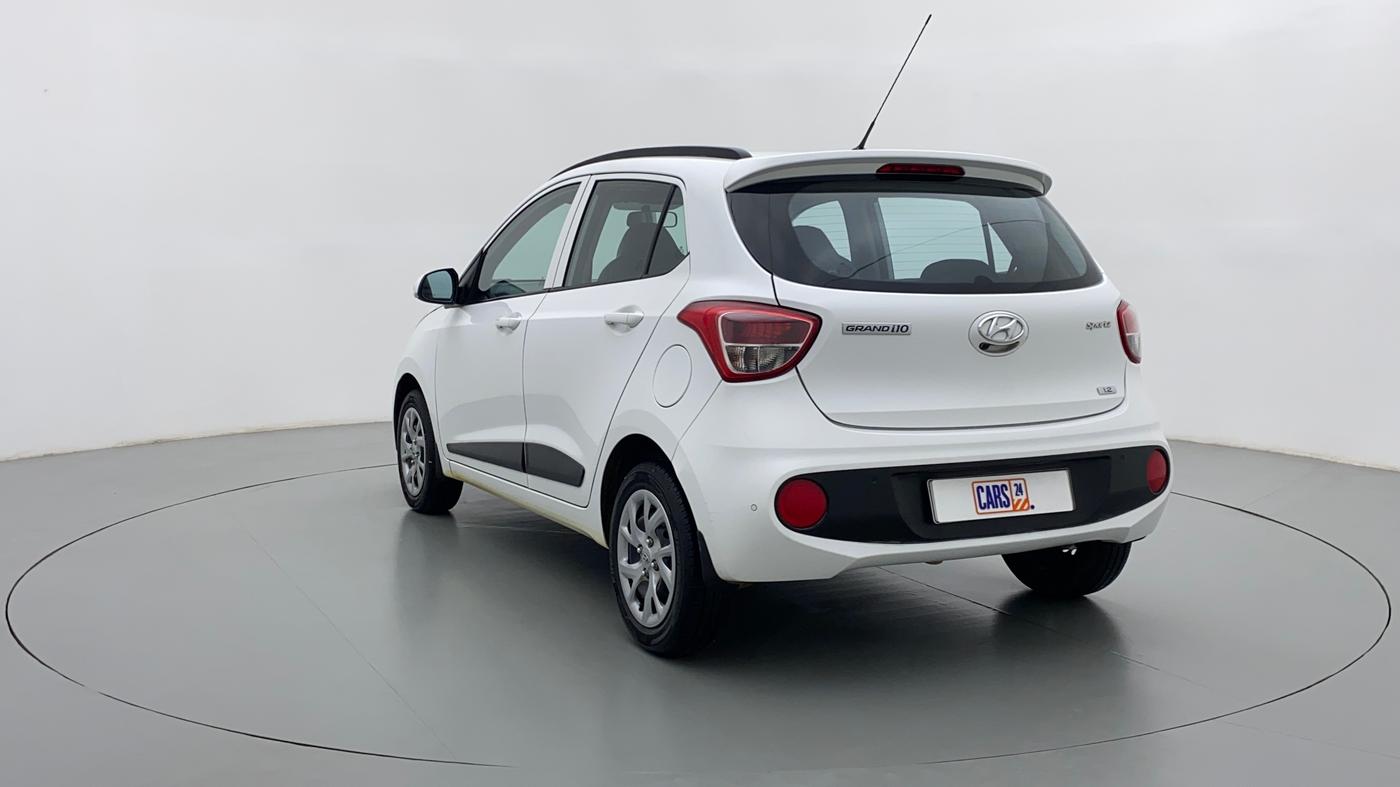 2019 Hyundai Grand i10 1.2 KAPPA SPORTZ (O), Petrol, Manual, 9,128 km, Left Back Diagonal