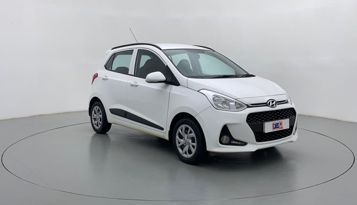 2019 Hyundai Grand i10 1.2 KAPPA SPORTZ (O), Petrol, Manual, 9,128 km, Right Front Diagonal