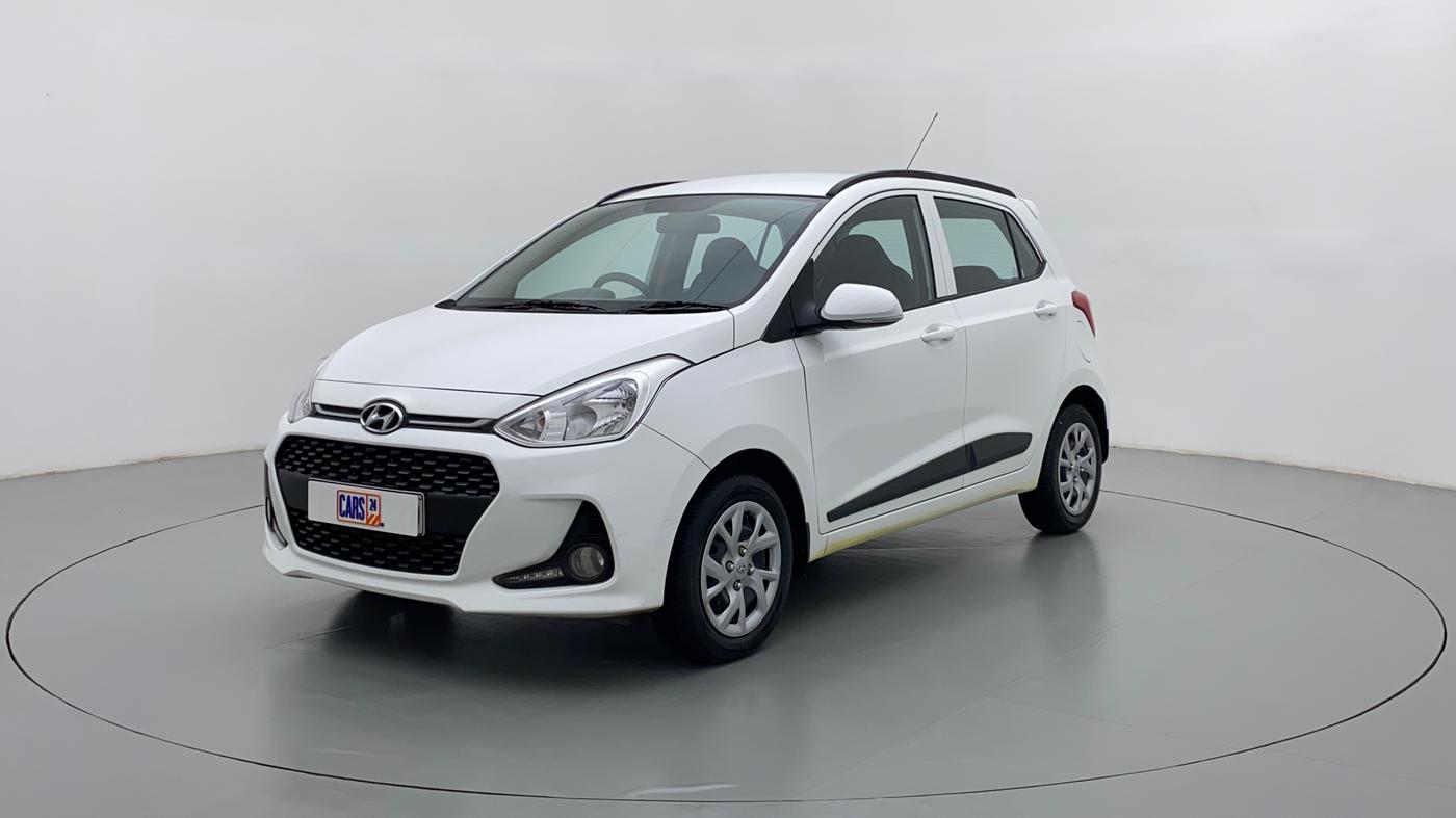2019 Hyundai Grand i10 1.2 KAPPA SPORTZ (O), Petrol, Manual, 9,128 km, Left Front Diagonal