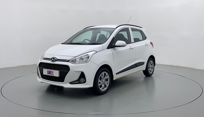 2019 Hyundai Grand i10 1.2 KAPPA SPORTZ (O), Petrol, Manual, 9,128 km, Left Front Diagonal