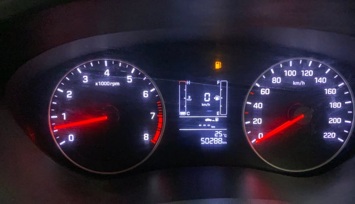 2018 Hyundai Elite i20 ASTA 1.2, Petrol, Manual, 50,239 km, Odometer Image