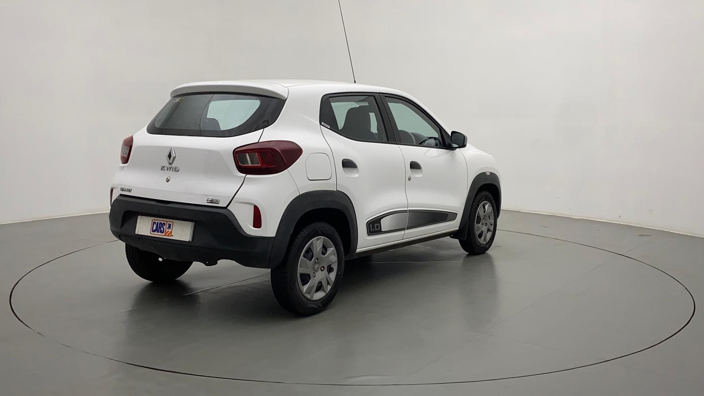 2020 Renault Kwid RXT 1.0 AMT (O), Petrol, Automatic, 5,477 km, Right Back Diagonal