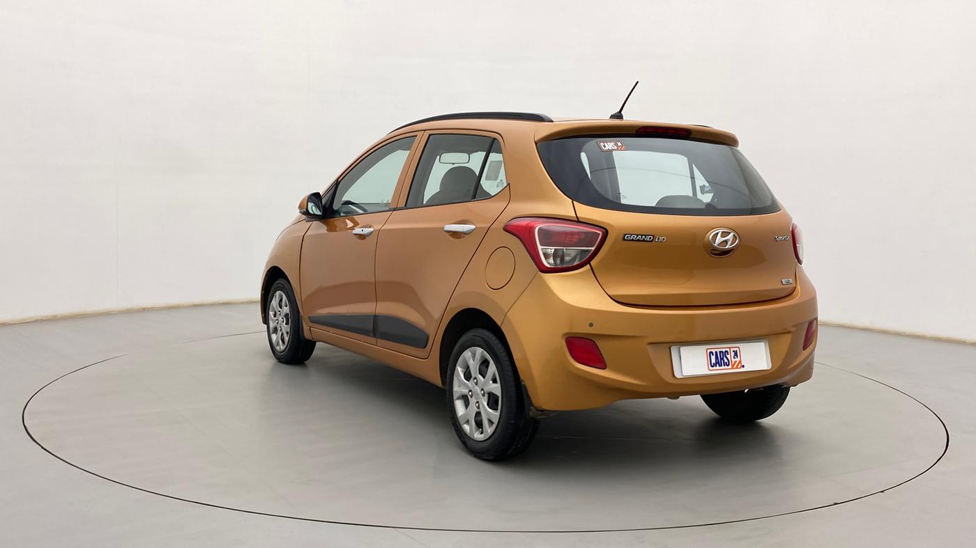 2015 Hyundai Grand i10 SPORTZ 1.2 KAPPA VTVT, Petrol, Manual, 38,020 km, Left Back Diagonal