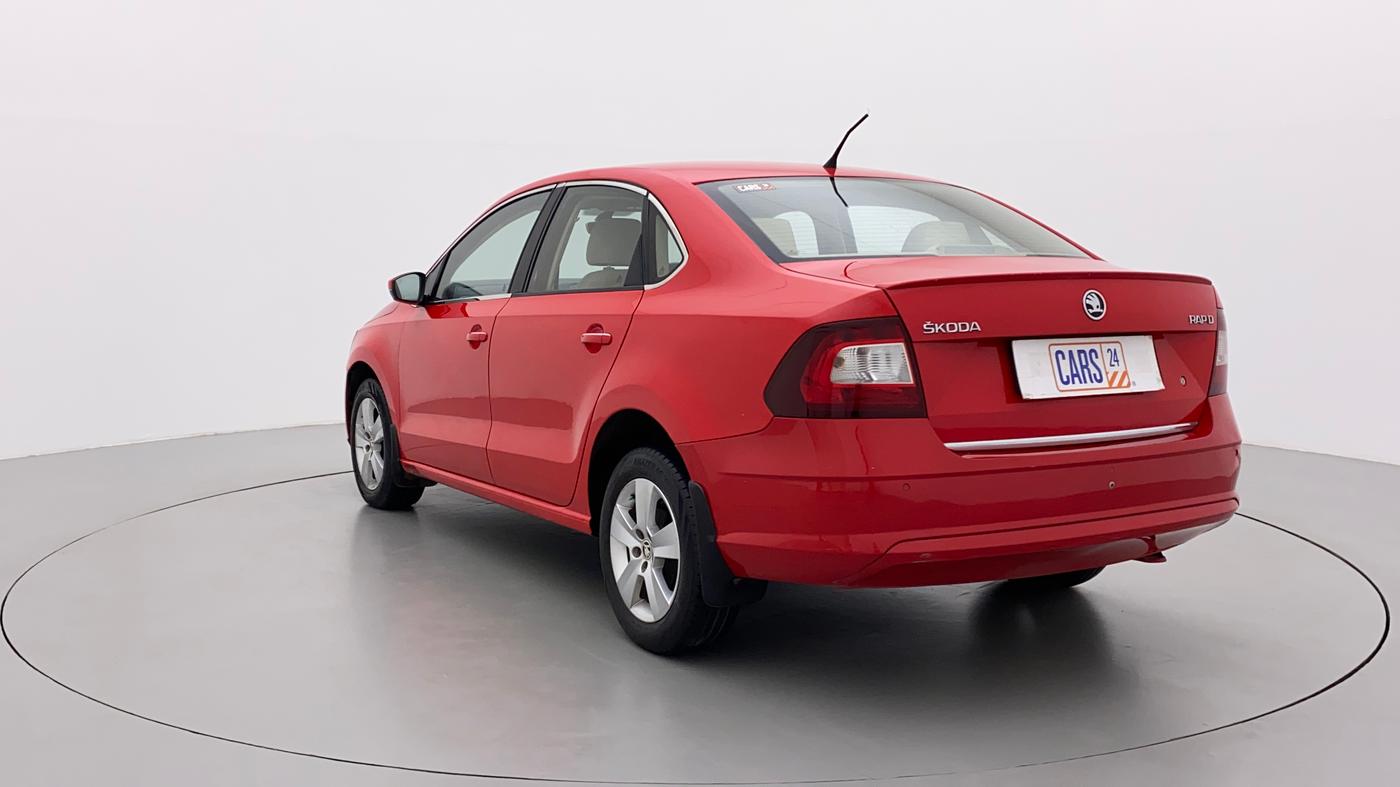 2017 Skoda Rapid STYLE 1.5 TDI AT, Diesel, Automatic, 1,15,463 km, Left Back Diagonal
