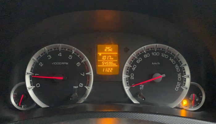 2014 Maruti Swift ZXI, Petrol, Manual, 54,596 km, Odometer Image