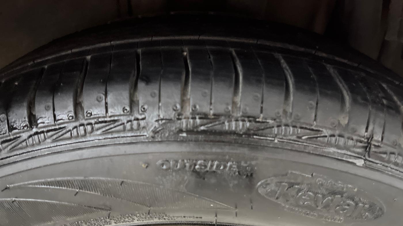 2017 Tata Tiago XZA PETROL, CNG, Automatic, 64,208 km, Left Rear Tyre Tread