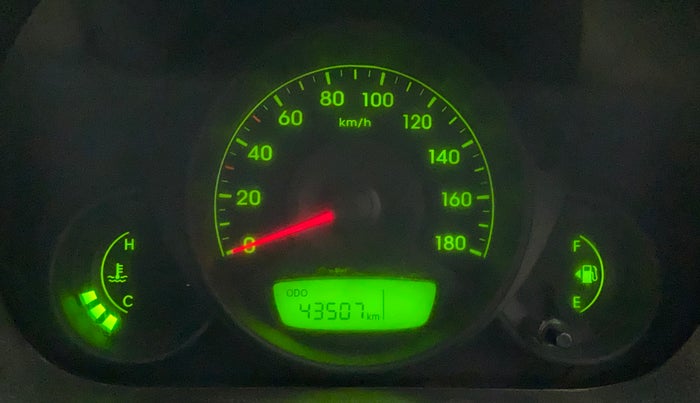 2012 Hyundai Eon D-LITE+, Petrol, Manual, 43,507 km, Odometer Image