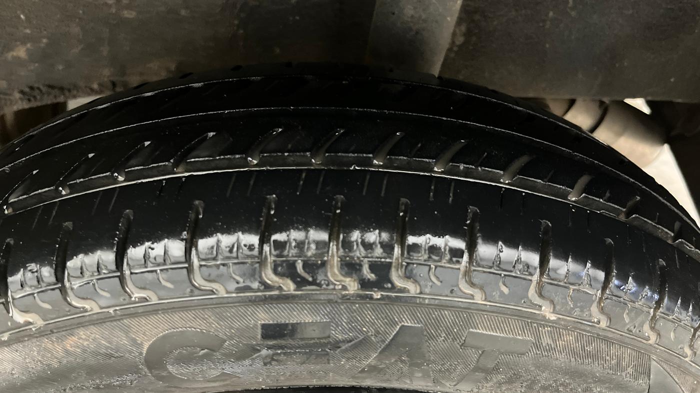 2017 Datsun Redi Go T (O), Petrol, Manual, 42,708 km, Left Rear Tyre Tread