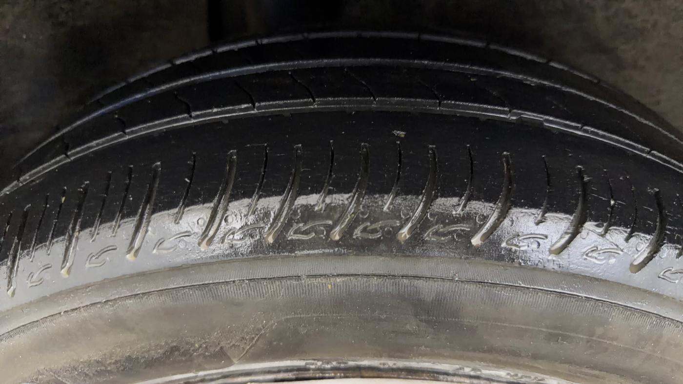 2022 Maruti Baleno DELTA PETROL 1.2, Petrol, Manual, 55,063 km, Right Rear Tyre Tread