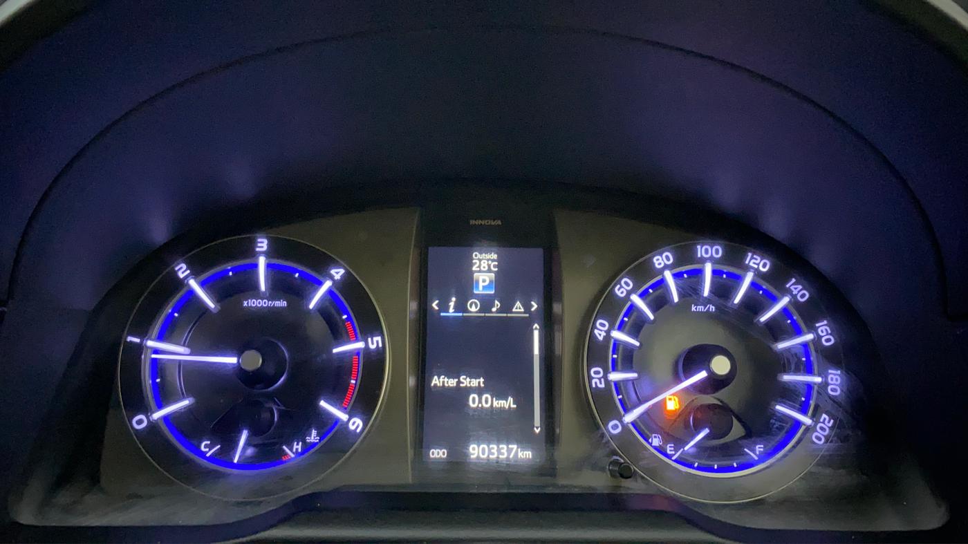 2019 Toyota Innova Crysta 2.8 ZX AT 7 STR, Diesel, Automatic, 90,337 km, Odometer Image