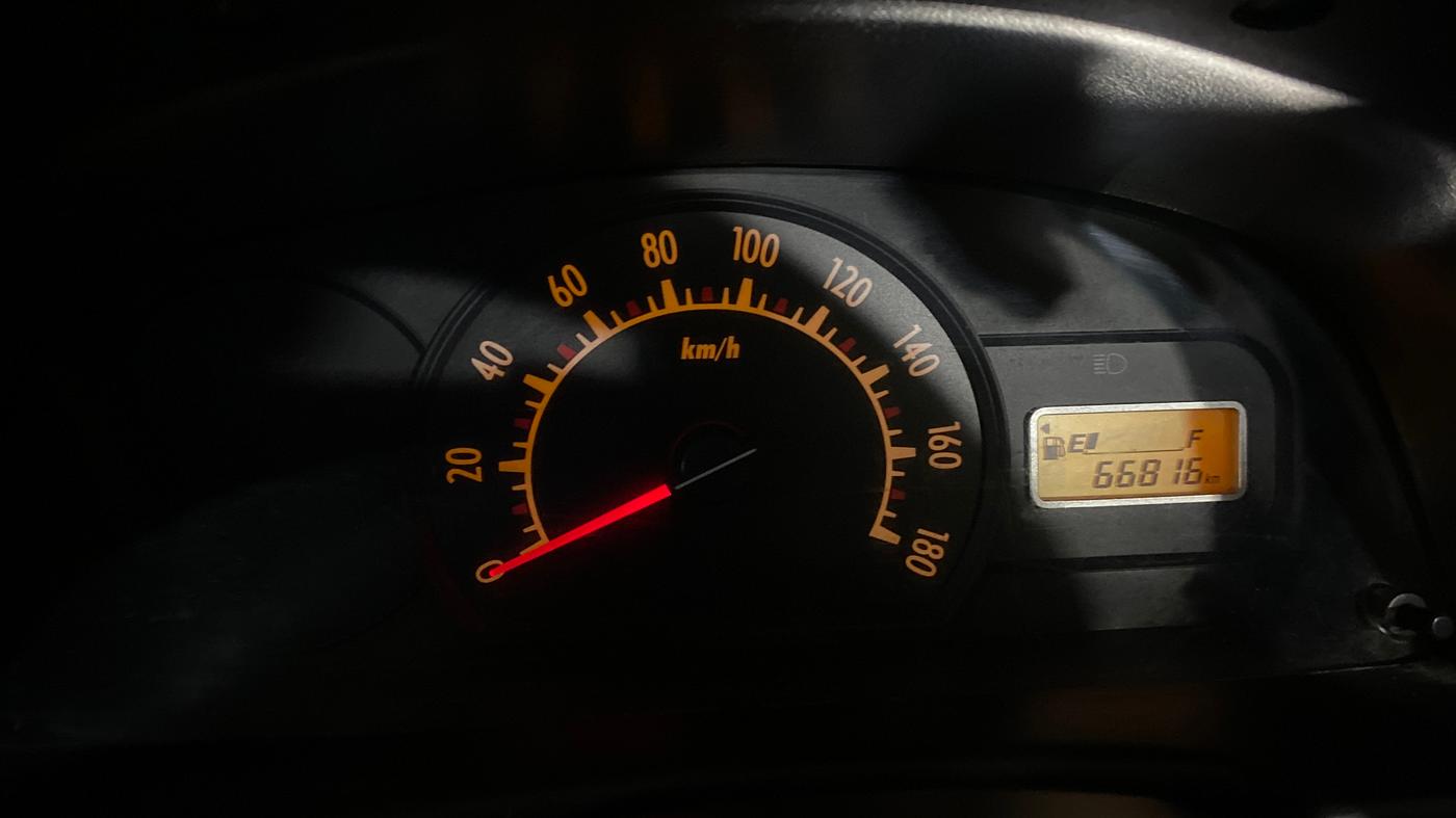 2013 Maruti Alto K10 LXI, Petrol, Manual, 66,801 km, Odometer Image
