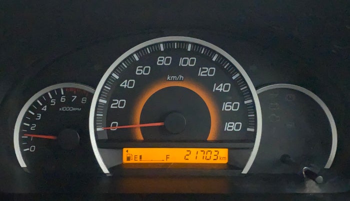 2014 Maruti Wagon R 1.0 VXI, Petrol, Manual, 21,858 km, Odometer Image