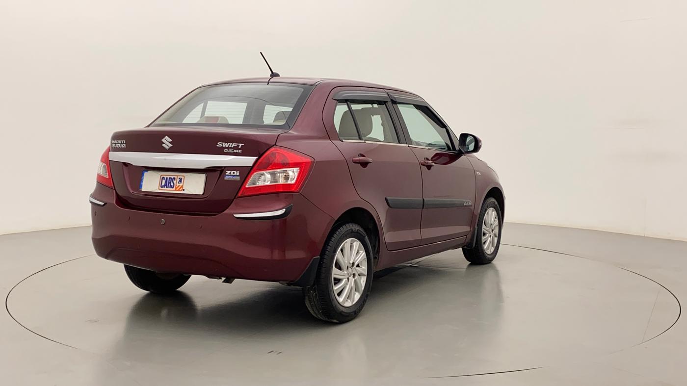 2017 Maruti Swift Dzire ZDI AMT, Diesel, Automatic, 88,411 km, Right Back Diagonal