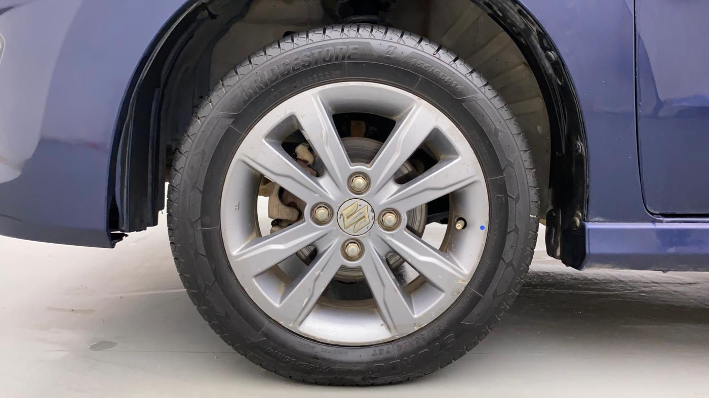 2017 Maruti Wagon R 1.0 VXI+ (O) MT, Petrol, Manual, 42,803 km, Left Front Wheel
