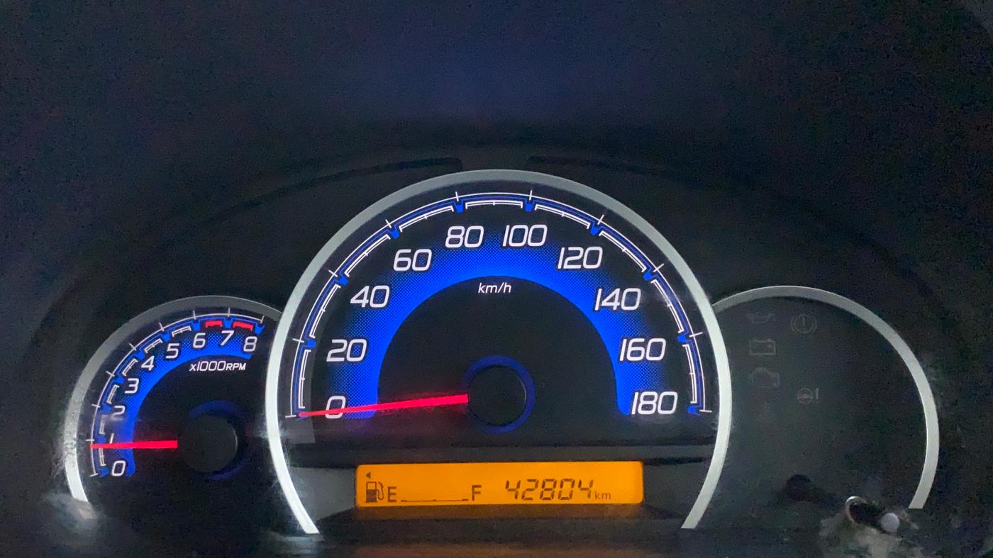 2017 Maruti Wagon R 1.0 VXI+ (O) MT, Petrol, Manual, 42,803 km, Odometer Image