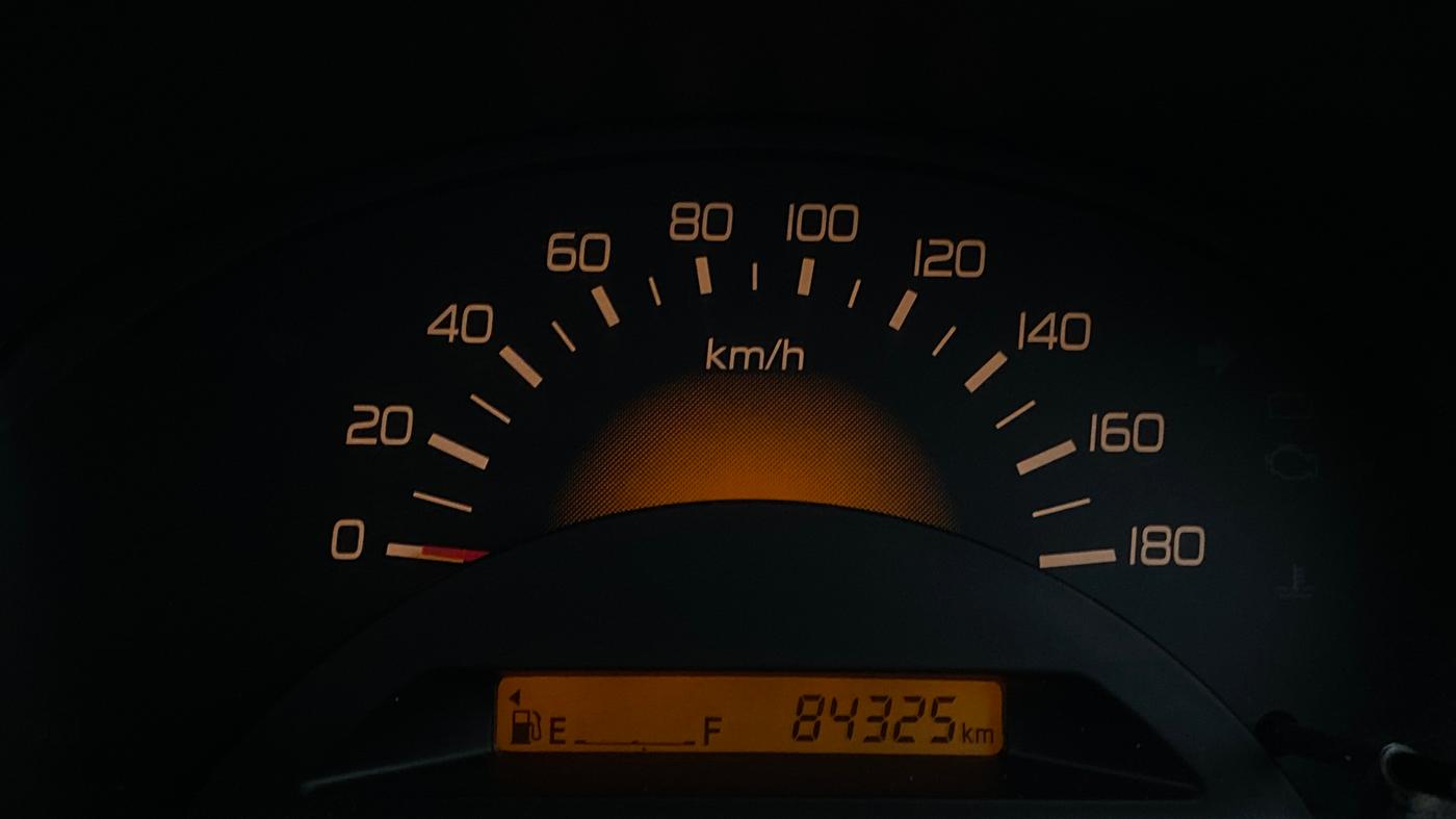 2013 Maruti Wagon R 1.0 LXI, Petrol, Manual, 84,321 km, Odometer Image