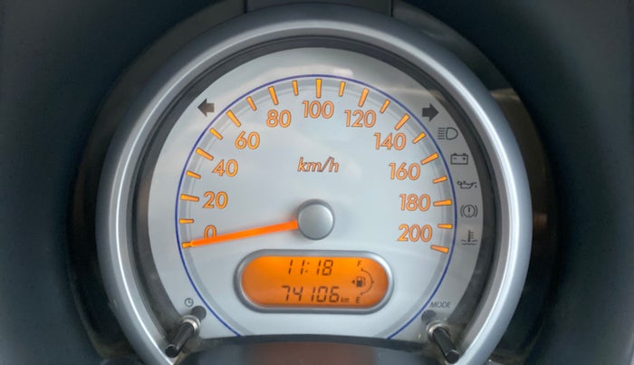 2012 Maruti Ritz VDI, Diesel, Manual, 74,091 km, Odometer Image