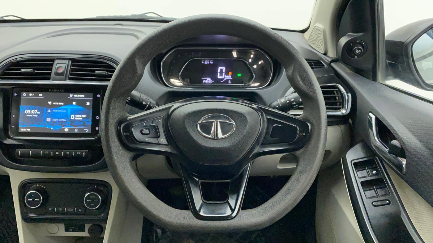 2022 Tata TIGOR XZ PLUS CNG, CNG, Manual, 24,939 km, Steering Wheel Close Up