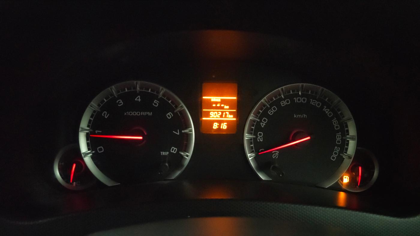 2016 Maruti Swift VXI, Petrol, Manual, 90,211 km, Odometer Image