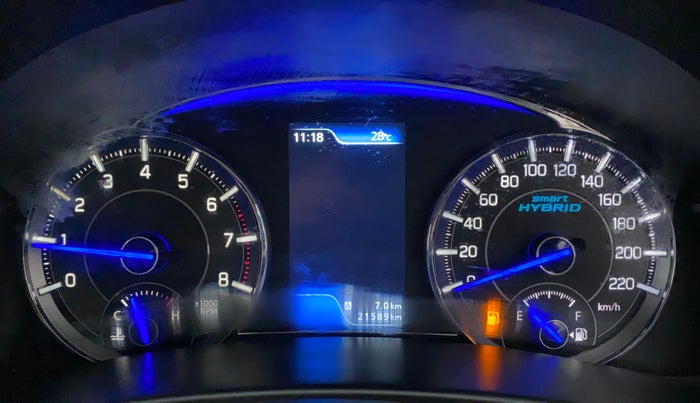 2022 Maruti Ciaz ZETA 1.5 SHVS MT PETROL, Petrol, Manual, 21,588 km, Odometer Image