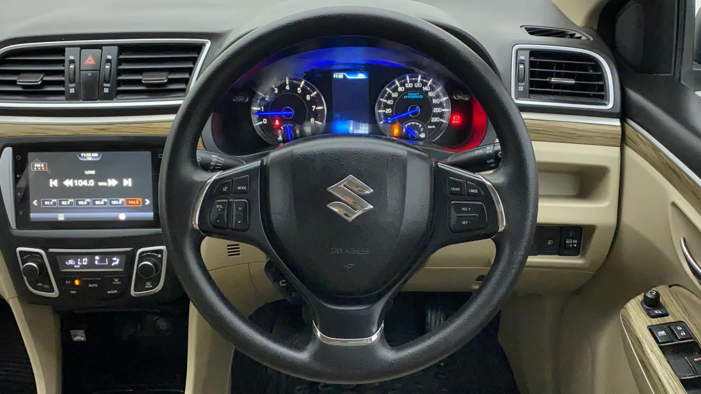 2022 Maruti Ciaz ZETA 1.5 SHVS MT PETROL, CNG, Manual, 21,588 km, Steering Wheel Close Up