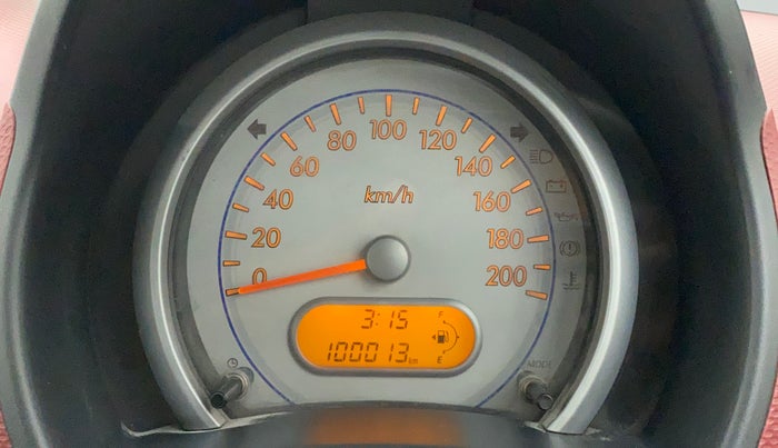 2014 Maruti Ritz VXI, Petrol, Manual, 1,00,013 km, Odometer Image