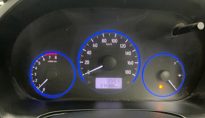 2017 Honda Amaze 1.2L I-VTEC S, Petrol, Manual, 74,364 km, Odometer Image