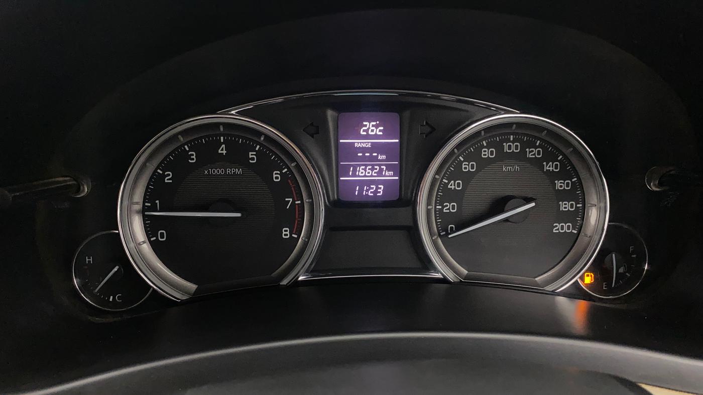 2017 Maruti Ciaz ZETA 1.4  MT PETROL, Petrol, Manual, 1,16,619 km, Odometer Image