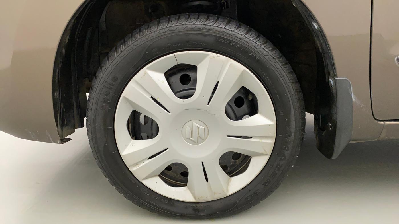2014 Maruti Wagon R 1.0 VXI, Petrol, Manual, 18,881 km, Left Front Wheel