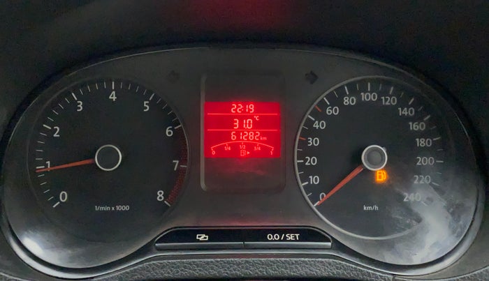 2010 Volkswagen Polo TRENDLINE 1.2L PETROL, Petrol, Manual, 61,282 km, Odometer Image