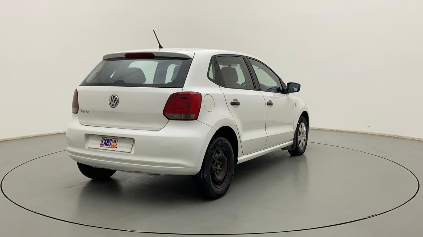 2010 Volkswagen Polo TRENDLINE 1.2L PETROL, Petrol, Manual, 61,282 km, Right Back Diagonal