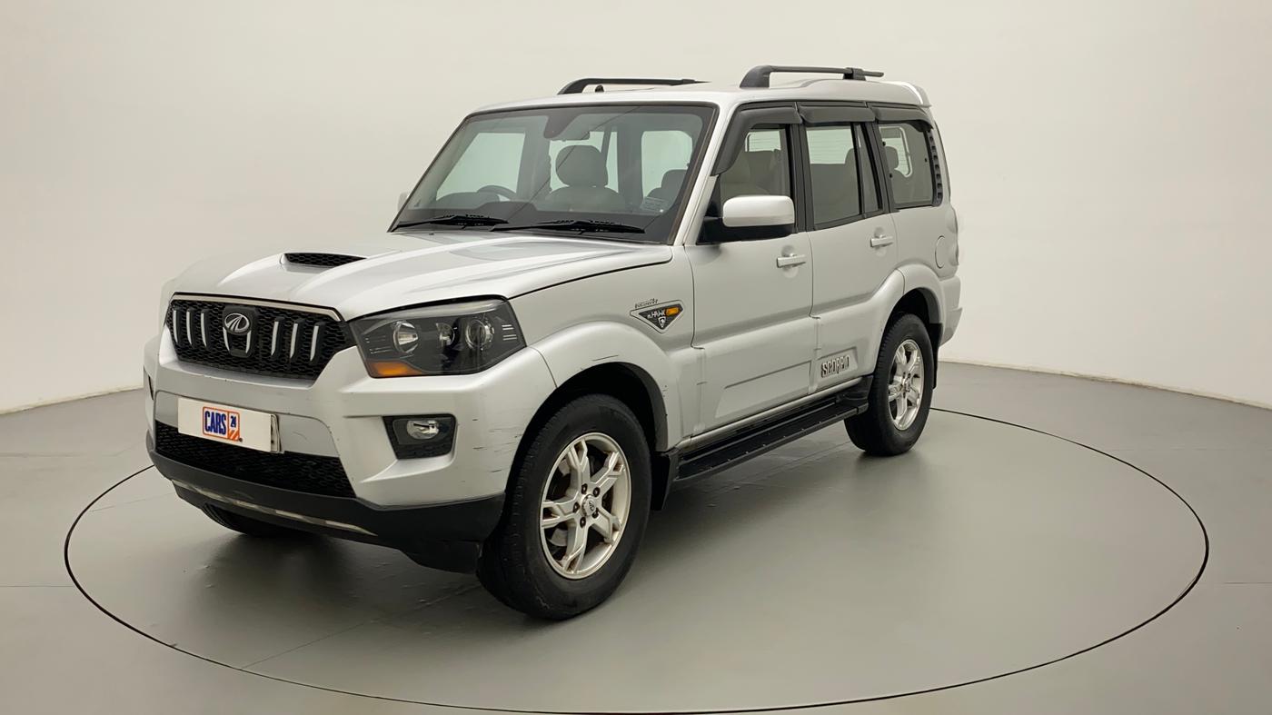 2017 Mahindra Scorpio S10 2WD INTELLI-HYBRID, Diesel, Manual, 1,24,898 km, Left Front Diagonal