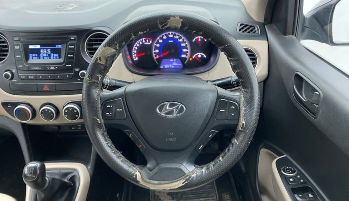 2019 Hyundai Grand i10 MAGNA 1.2 KAPPA VTVT, Petrol, Manual, 38,471 km, Steering Wheel Close Up