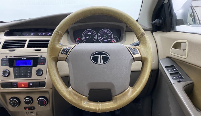 2009 Tata Manza AURA SAFIRE BS III, Petrol, Manual, 44,780 km, Steering Wheel Close Up
