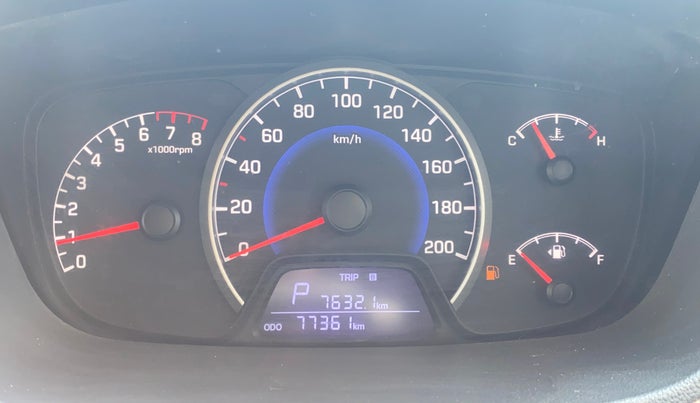 2017 Hyundai Grand i10 SPORTZ (O) AT 1.2 KAPPA VTVT, Petrol, Automatic, 77,325 km, Odometer Image