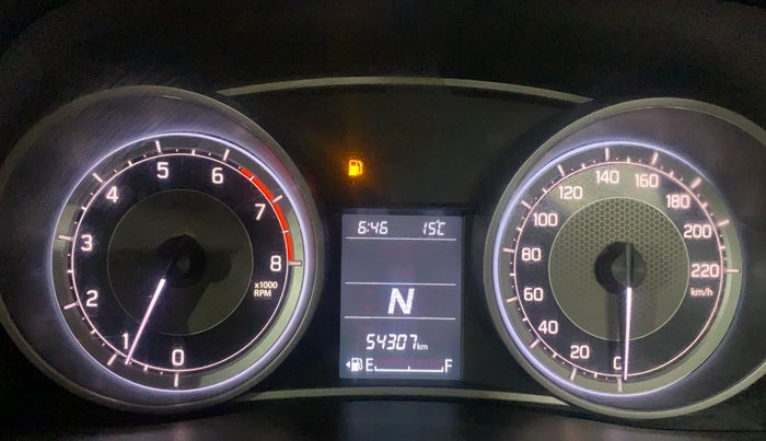 2019 Maruti Dzire VXI AMT, Petrol, Automatic, 54,298 km, Odometer Image