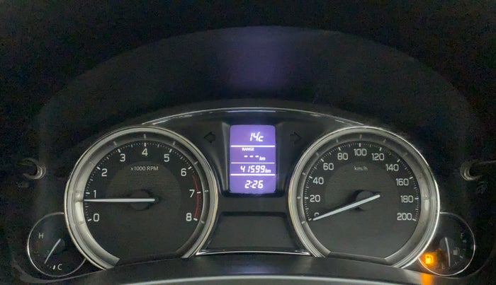 2015 Maruti Ciaz VXI, Petrol, Manual, 41,599 km, Odometer Image