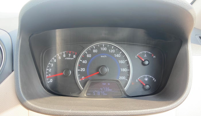 2016 Hyundai Grand i10 SPORTZ 1.2 KAPPA VTVT, Petrol, Manual, 51,857 km, Odometer Image