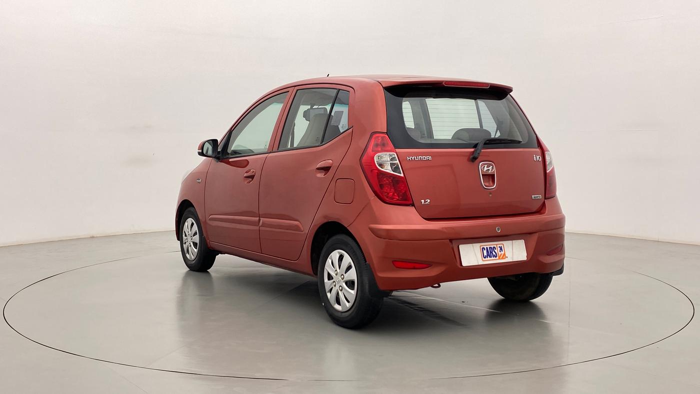 2011 Hyundai i10 SPORTZ 1.2 KAPPA2, Petrol, Manual, 30,259 km, Left Back Diagonal