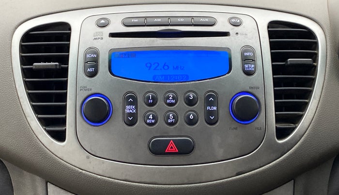 2011 Hyundai i10 SPORTZ 1.2 KAPPA2, Petrol, Manual, 30,259 km, Infotainment System