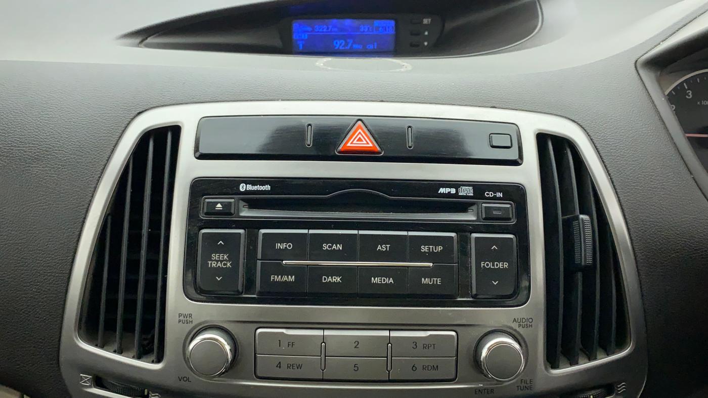 2012 Hyundai i20 SPORTZ 1.2, Petrol, Manual, 43,826 km, Infotainment System
