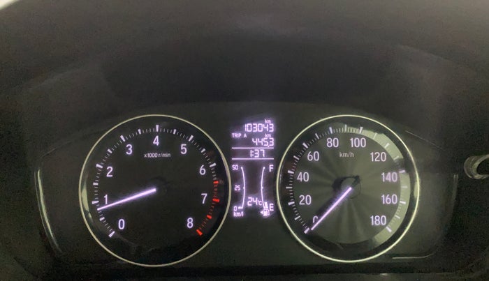 2018 Honda Amaze 1.2L I-VTEC V, CNG, Manual, 1,03,029 km, Odometer Image