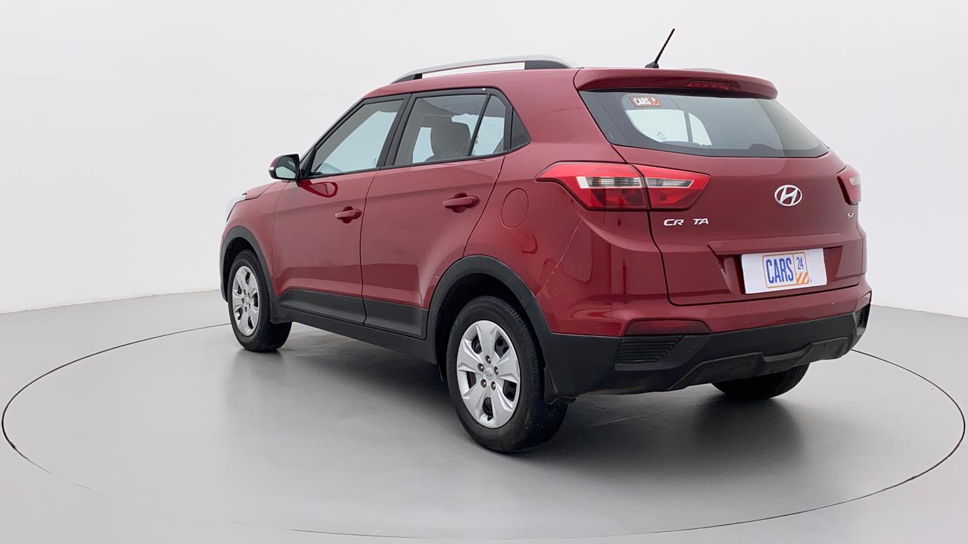 2017 Hyundai Creta E PLUS 1.6 PETROL, Petrol, Manual, 91,272 km, Left Back Diagonal