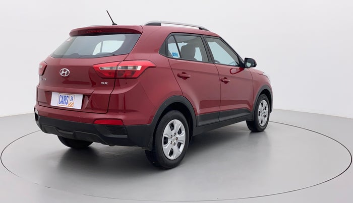 2017 Hyundai Creta E PLUS 1.6 PETROL, Petrol, Manual, 91,272 km, Right Back Diagonal