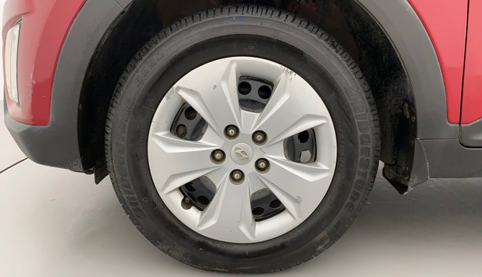 2017 Hyundai Creta E PLUS 1.6 PETROL, Petrol, Manual, 91,272 km, Left Front Wheel